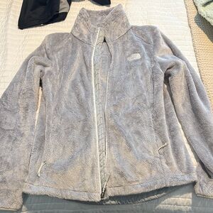 The North Face Light Gray Fleece Jacket
